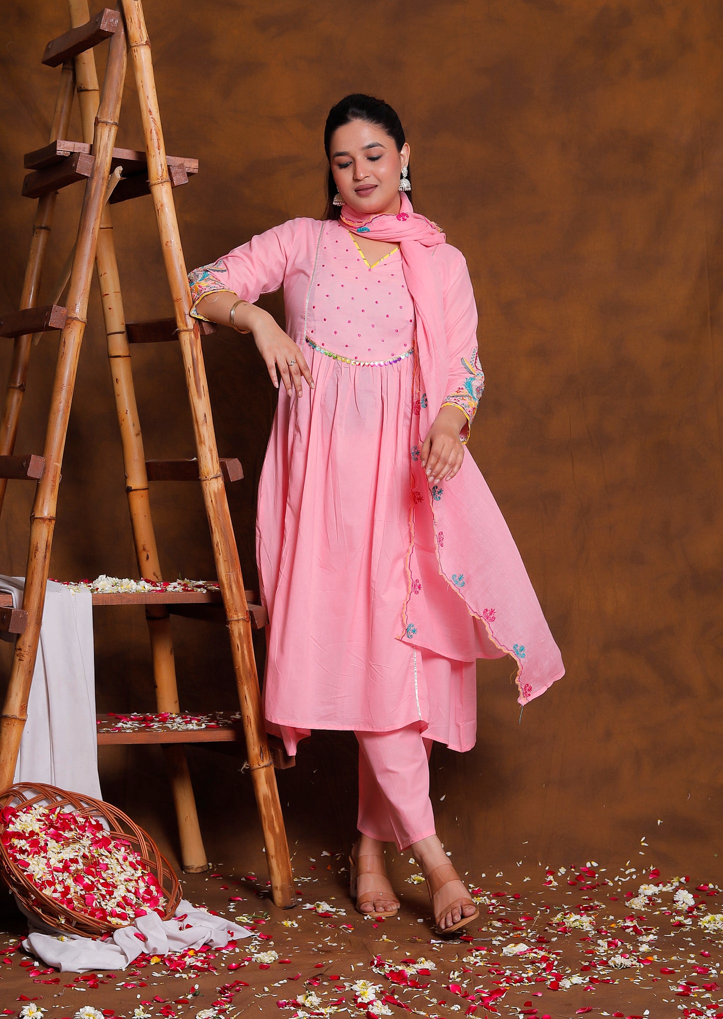 Blush Petal 3 Piece Suit Set