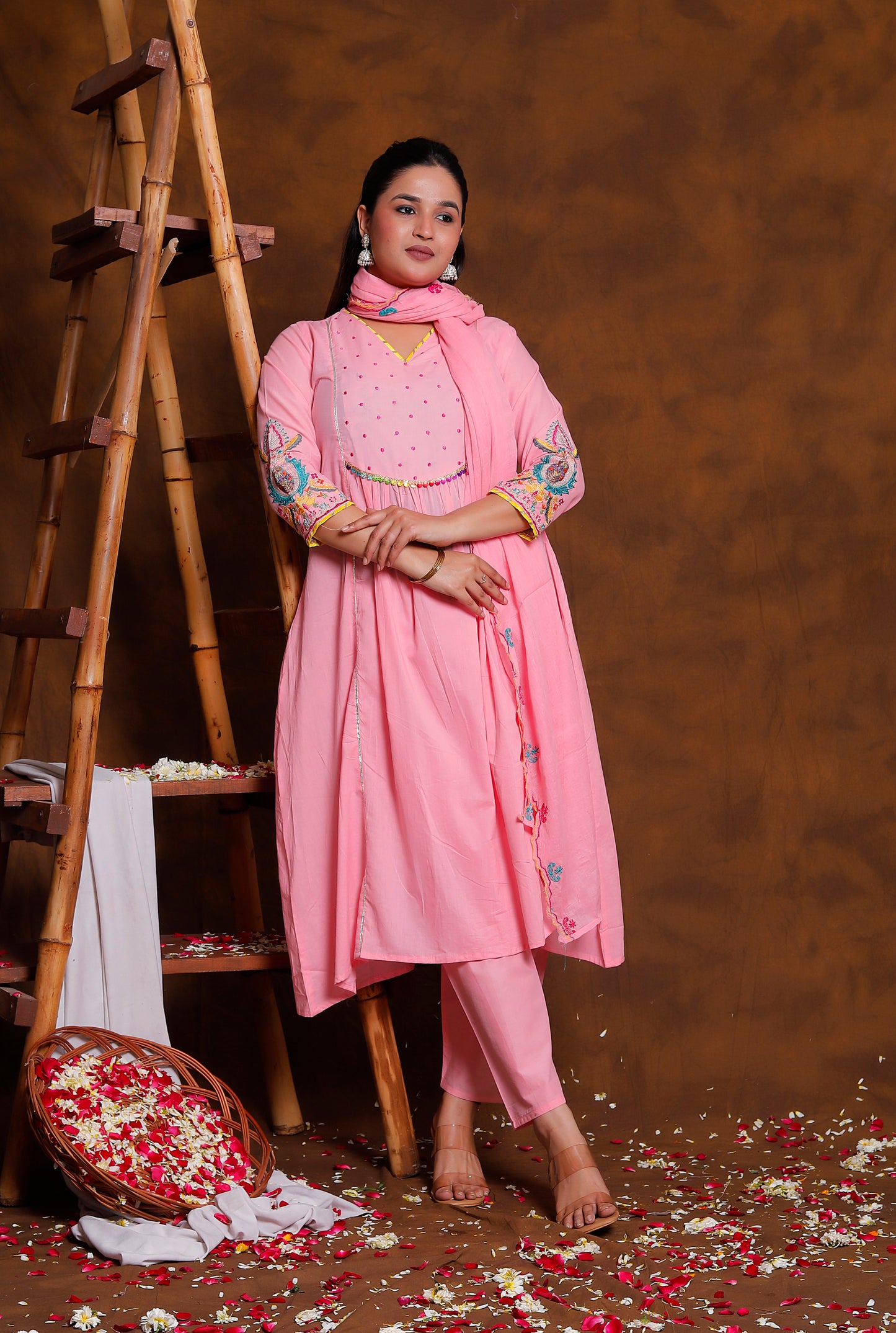 Blush Petal 3 Piece Suit Set