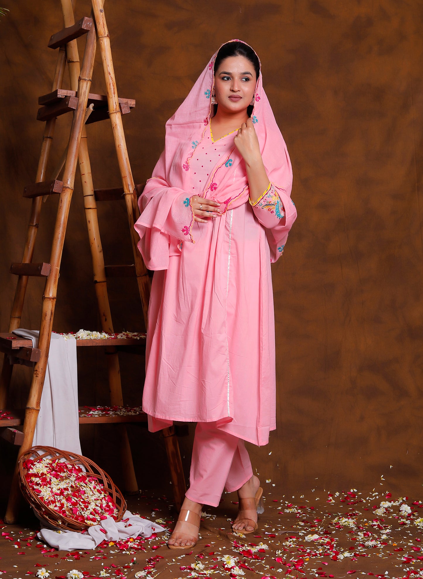 Blush Petal 3 Piece Suit Set