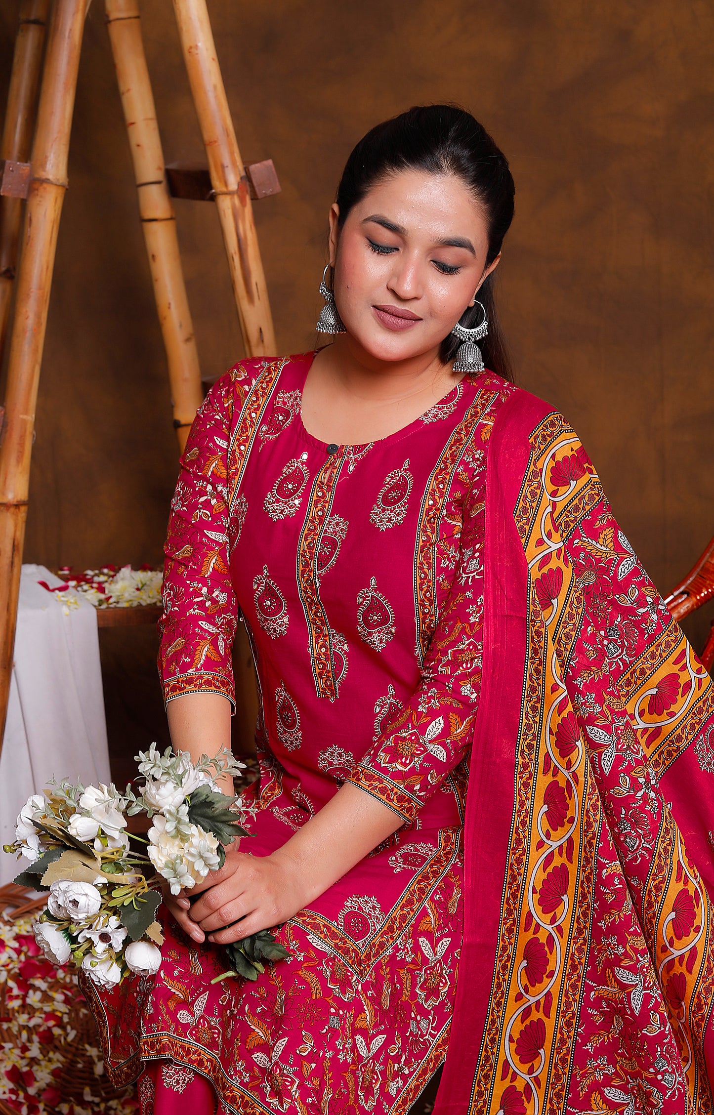 Basanti Gulbahar 3 Piece Suit Set