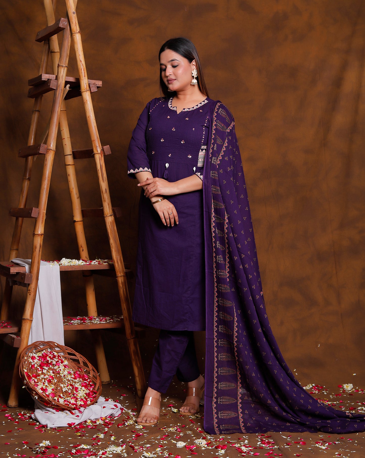 Velvet Amethyst 3 Piece Suit Set