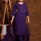 Velvet Amethyst 3 Piece Suit Set