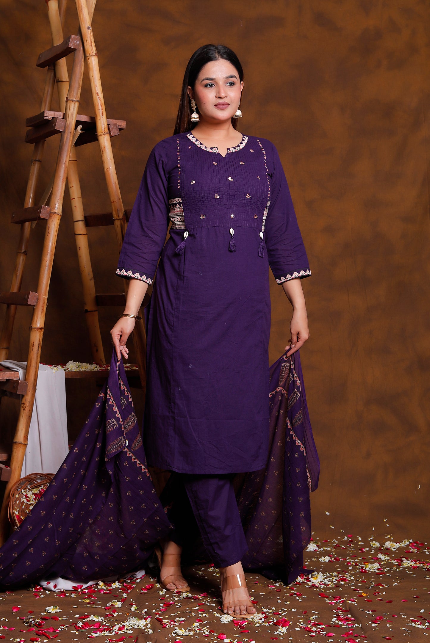 Velvet Amethyst 3 Piece Suit Set