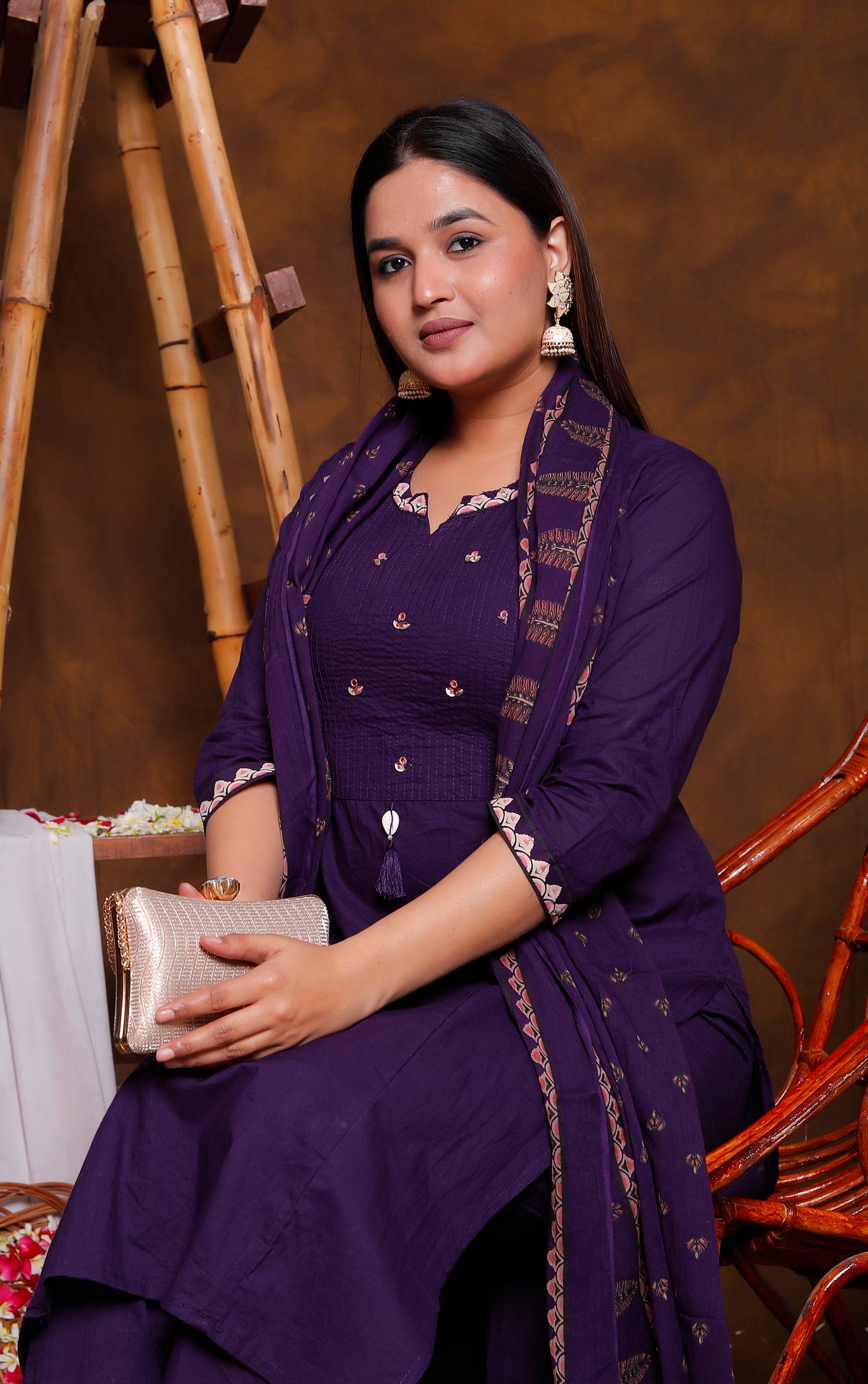 Velvet Amethyst 3 Piece Suit Set