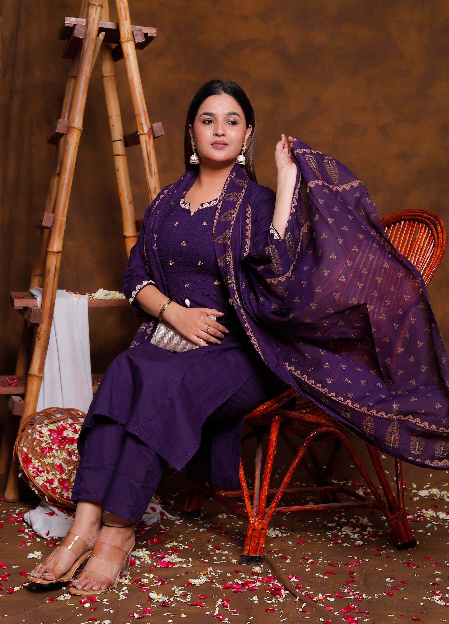 Velvet Amethyst 3 Piece Suit Set