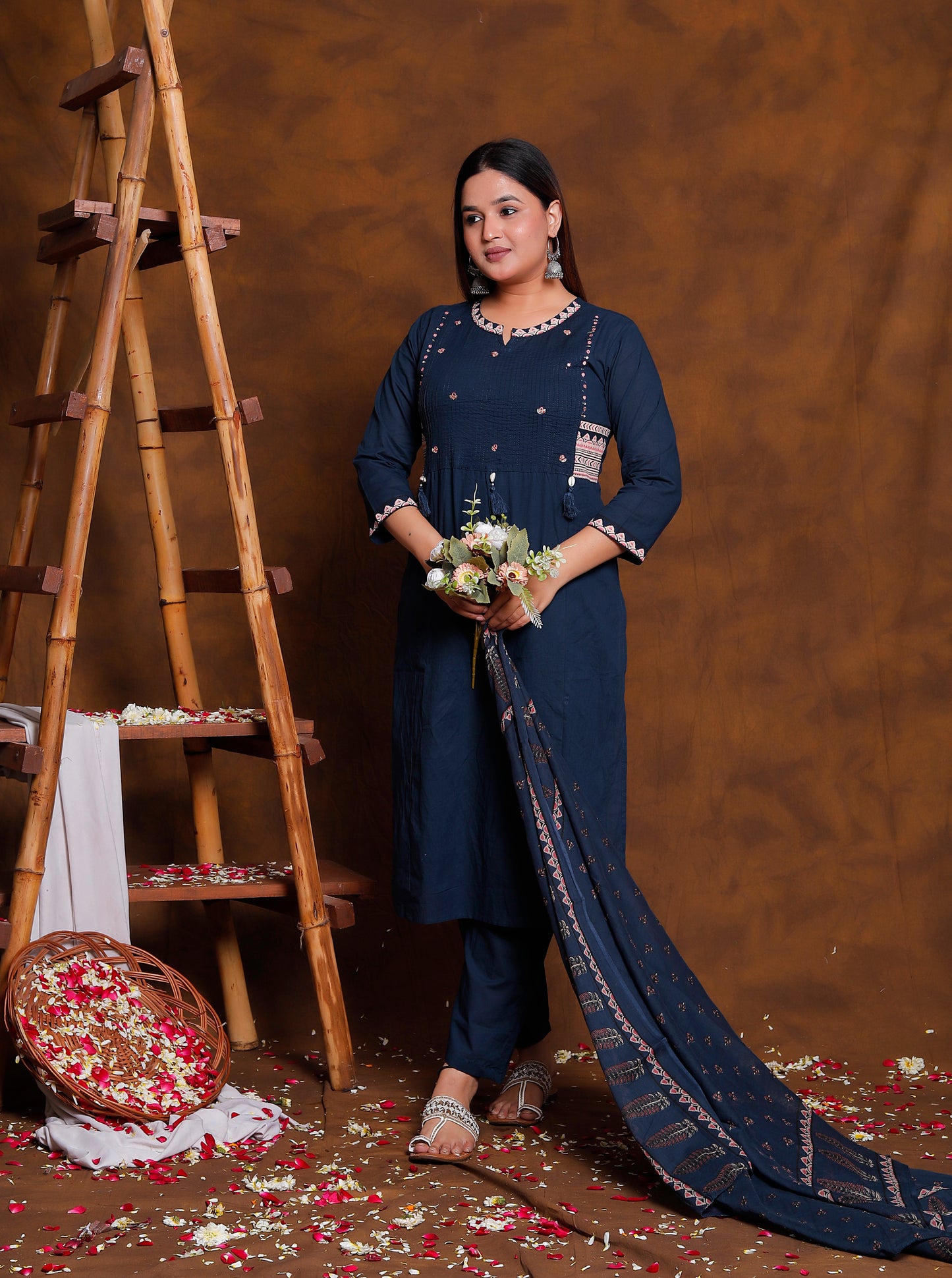 Royal Blue 3 Piece Suit Set