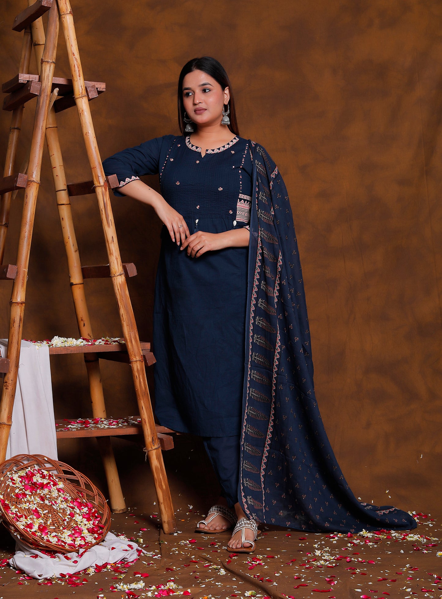 Royal Blue 3 Piece Suit Set