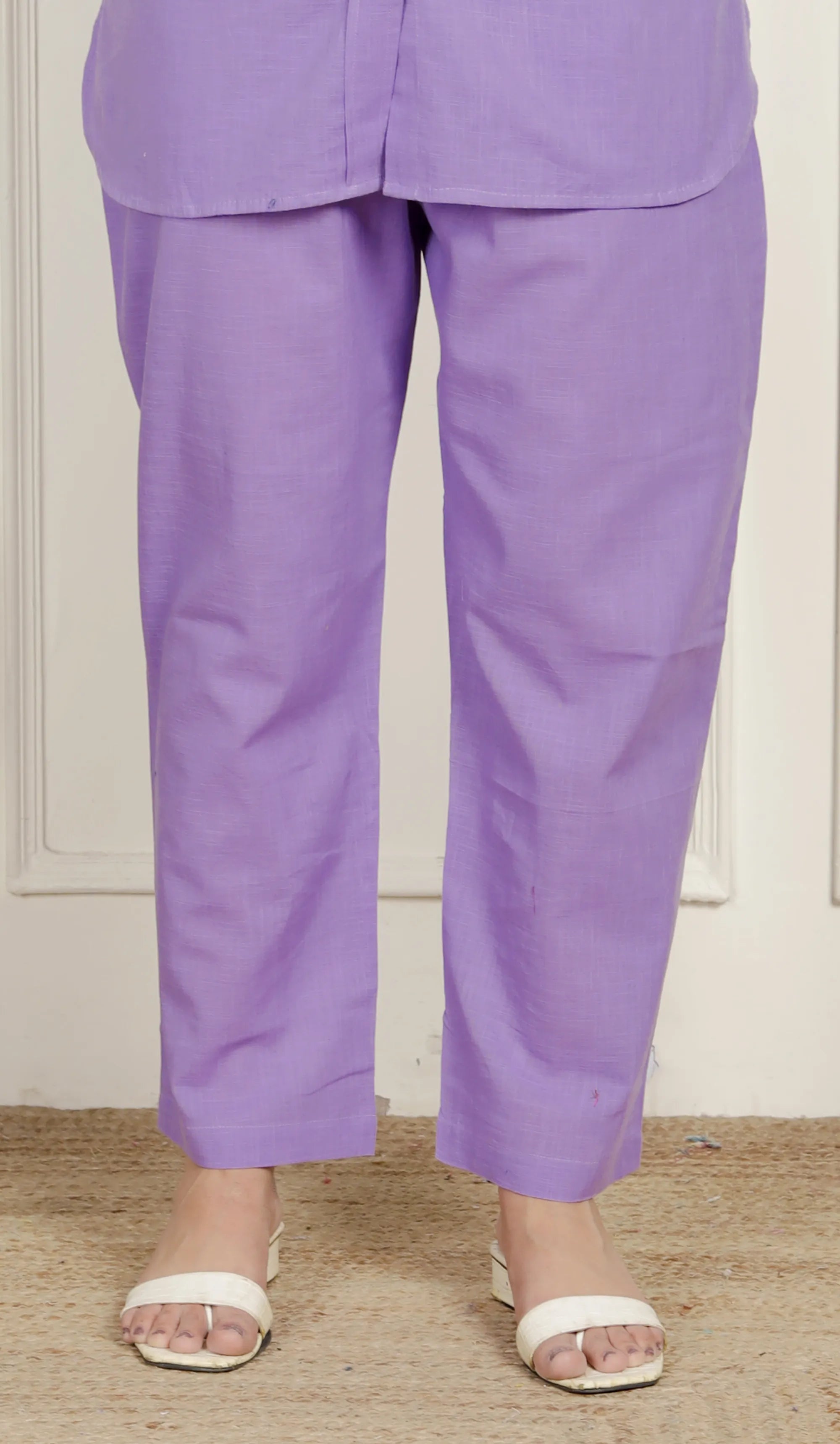 Lavender Airport Viral Style Cord Set