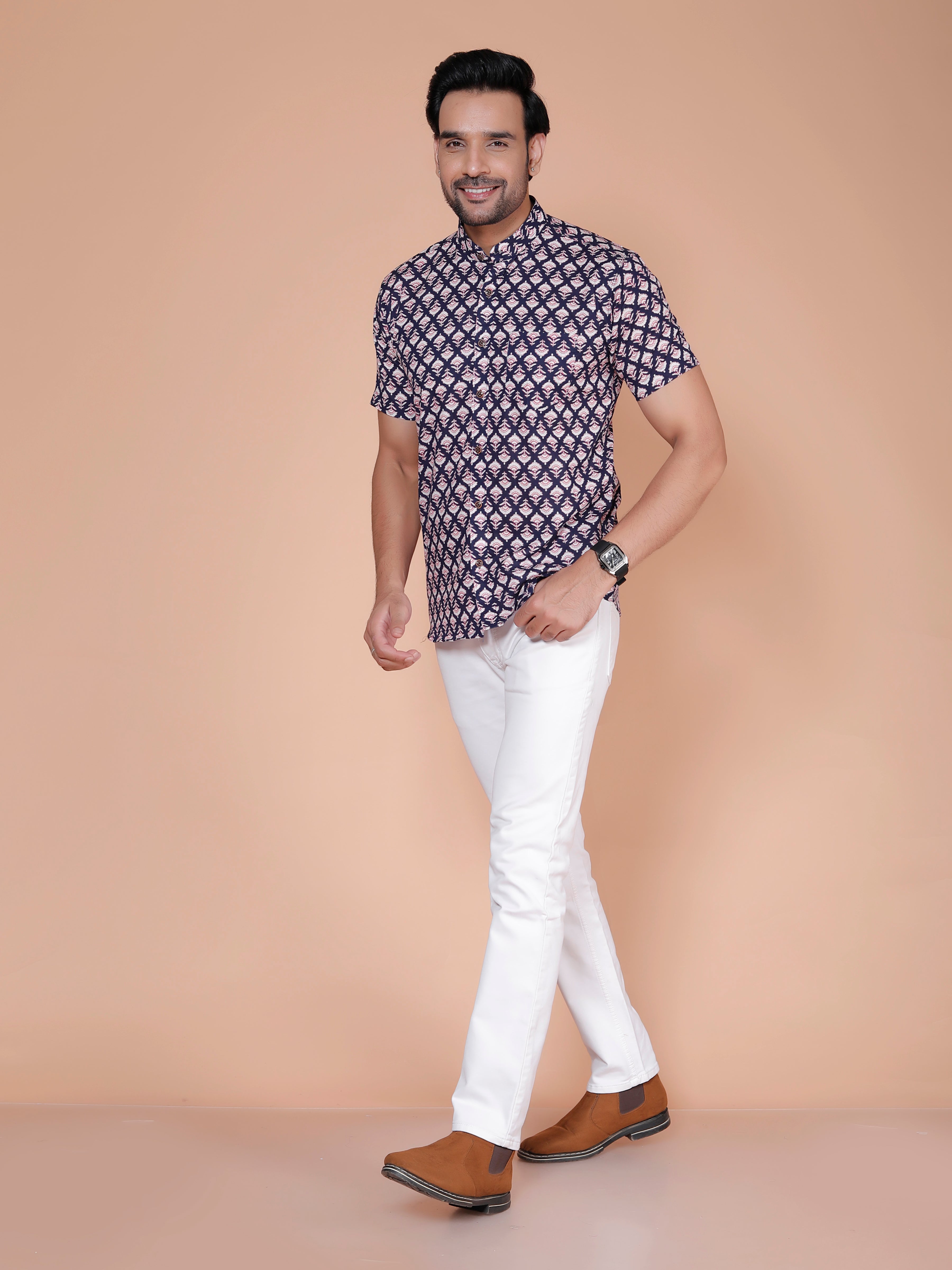 Black Casual Shirt For Men