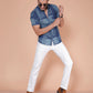  Navy Blue Casual Shirt 