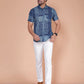  Navy Blue Casual Shirt 