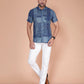 Navy Blue Casual Shirt 