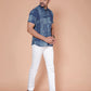  Navy Blue Casual Shirt 