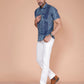  Navy Blue Casual Shirt 