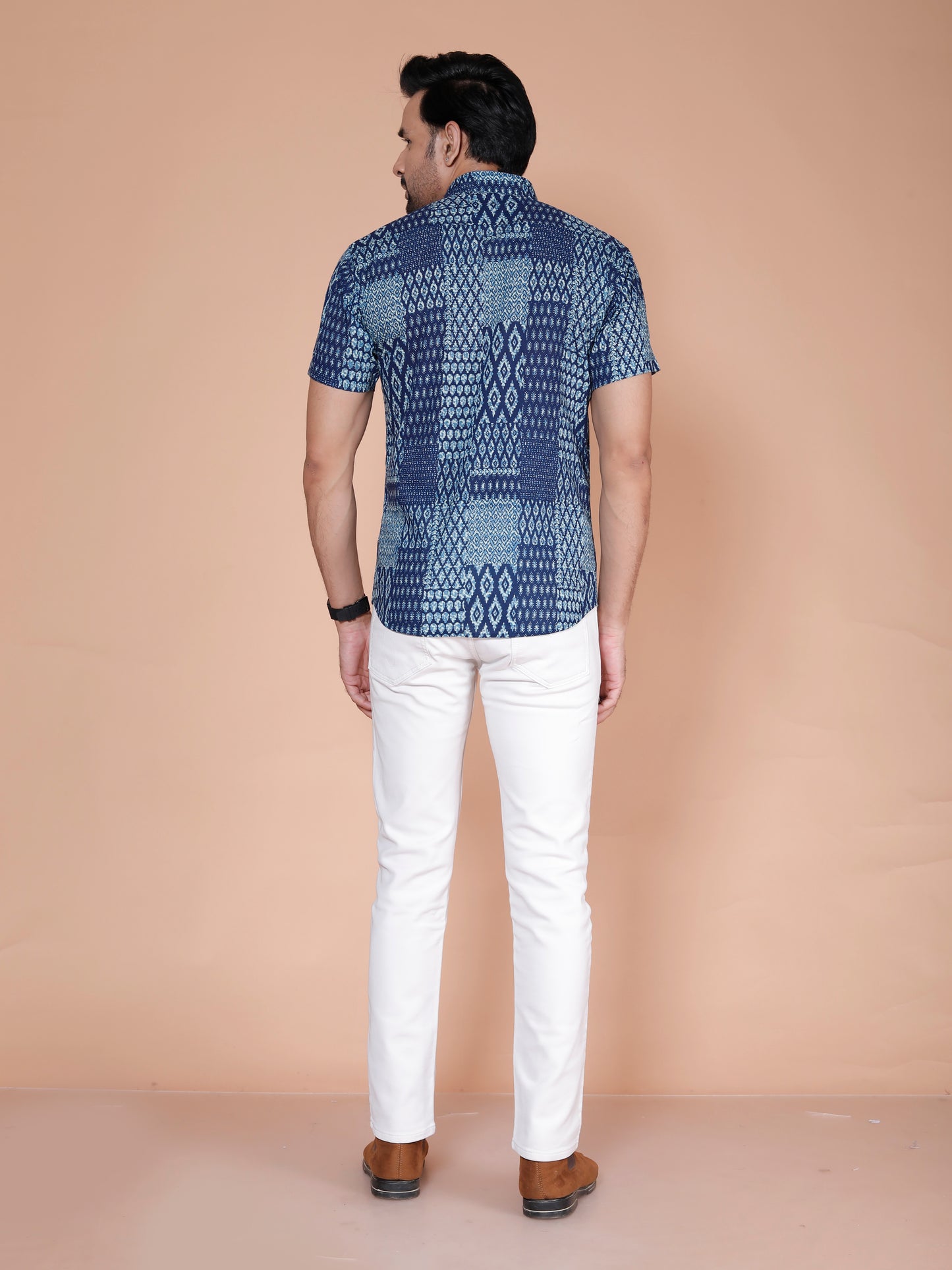  Navy Blue Casual Shirt 