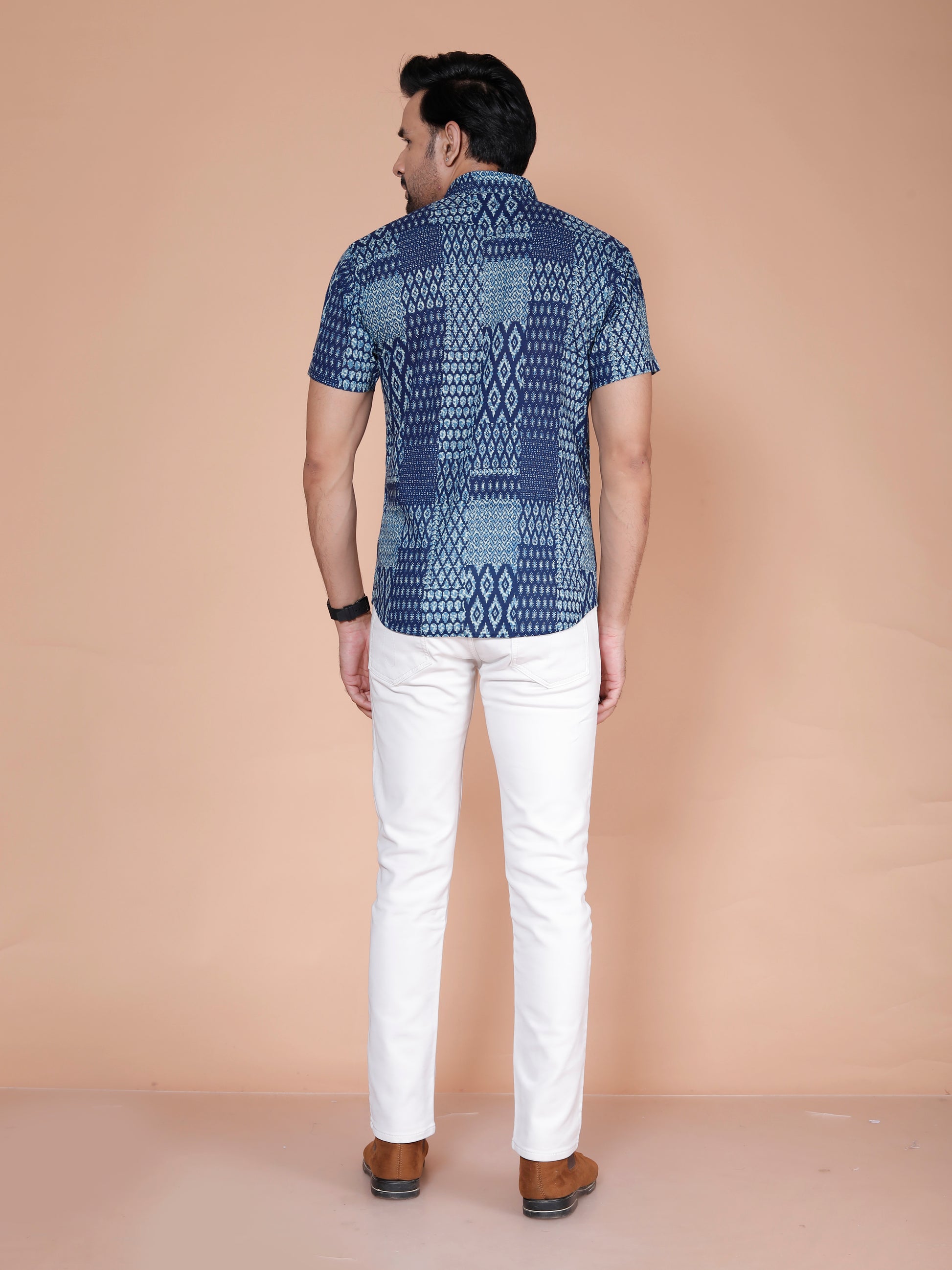  Navy Blue Casual Shirt 