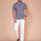 Blue Casual Shirt For Men