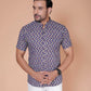Blue Casual Shirt For Men
