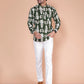 Royal Green Block Print Short Kurta