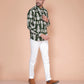 Royal Green Block Print Short Kurta