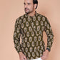 Rajwada Olive Short Kurta Men - Stay cool, look sharp Made for modern men.