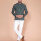Forest Stripes Handblock Cotton Short Kurta - Where effortless style meets Nature charm