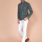 Forest Stripes Handblock Cotton Short Kurta - Where effortless style meets Nature charm