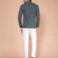 Forest Stripes Handblock Cotton Short Kurta - Where effortless style meets Nature charm