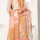 Cotton Silk - Handblock Print Subtle Motif Neckline Work Suit Set