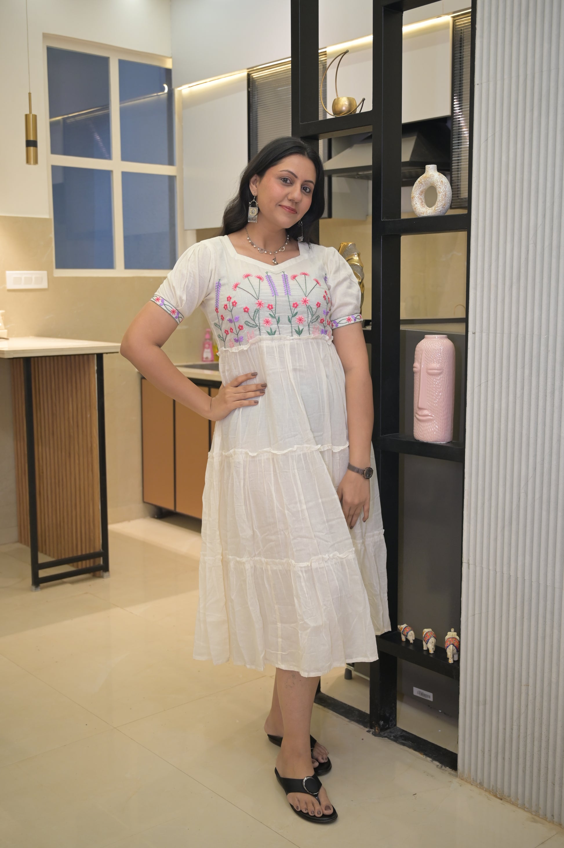 Women's Stylish Cotton Frock