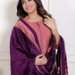The Royal Purple - Simmer Silk Suit Set