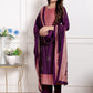 The Royal Purple - Simmer Silk Suit Set