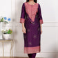 The Royal Purple - Simmer Silk Suit Set