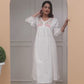 Pure Jute Cotton Fabric with Hand Embroidery